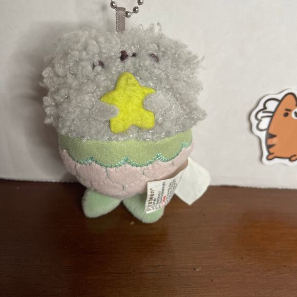 Pusheen Stormy Mermaid Kitty Cat Keychain Clip On Plush Stuffed Animal Toy Doll - Picture 1 of 9